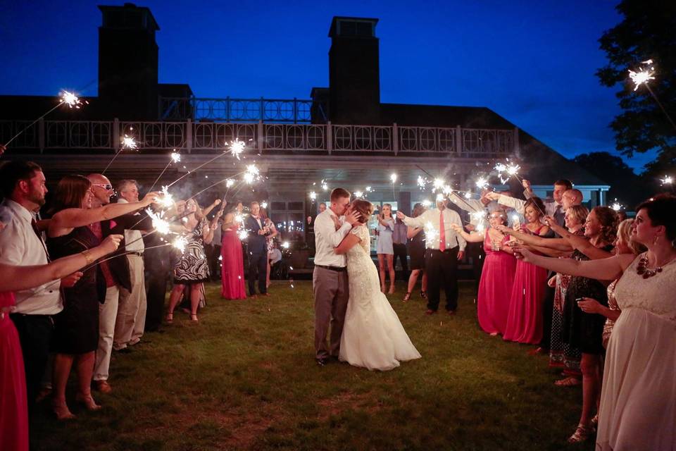 Bride and Groom Send Off