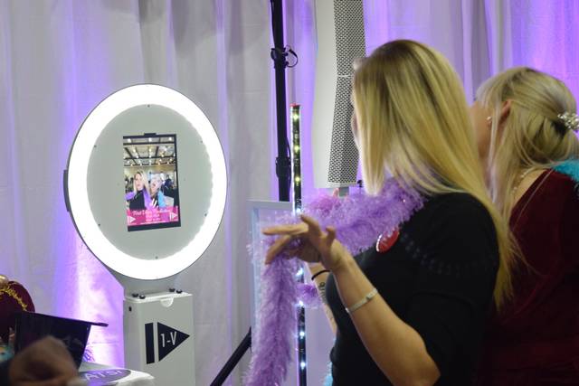 Fun at the photo booth