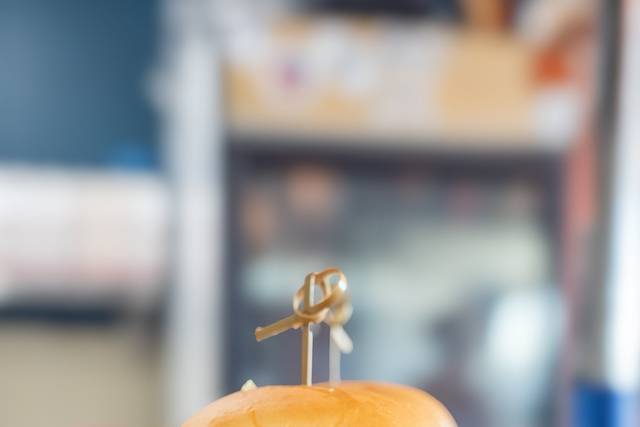 Crab cake slider