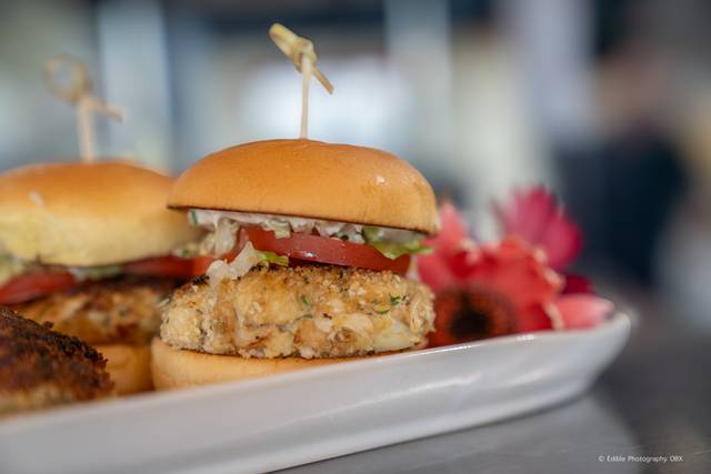 Crab cake slider