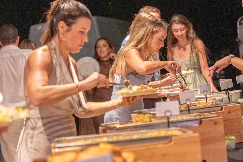 Guests at our buffet