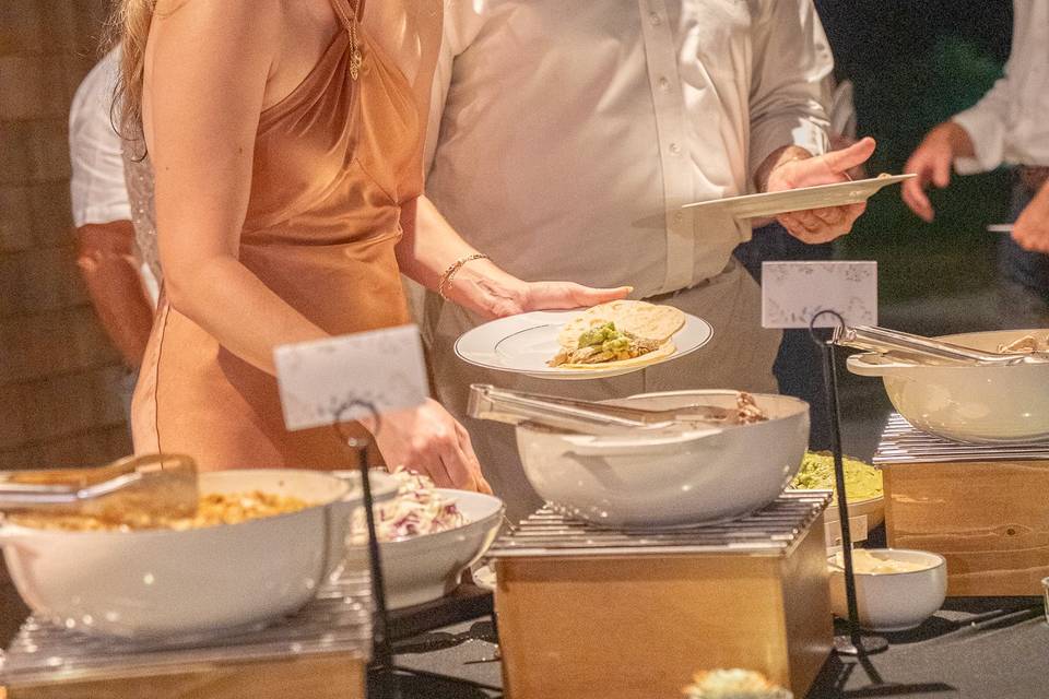 Guests at our buffet