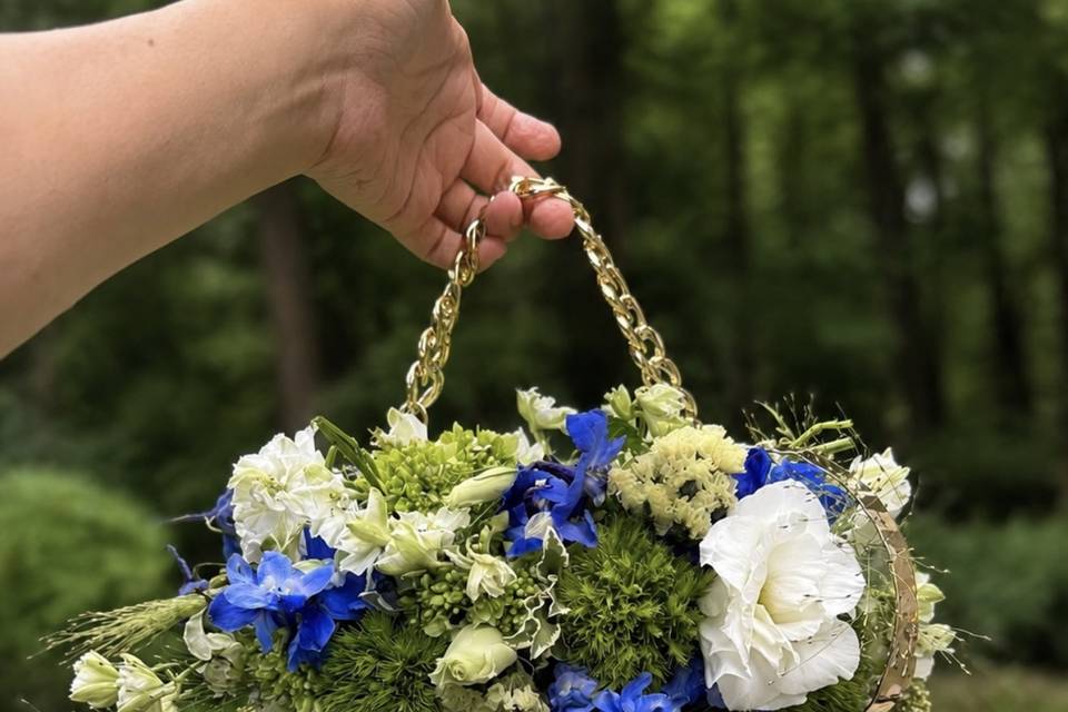 Floral purse