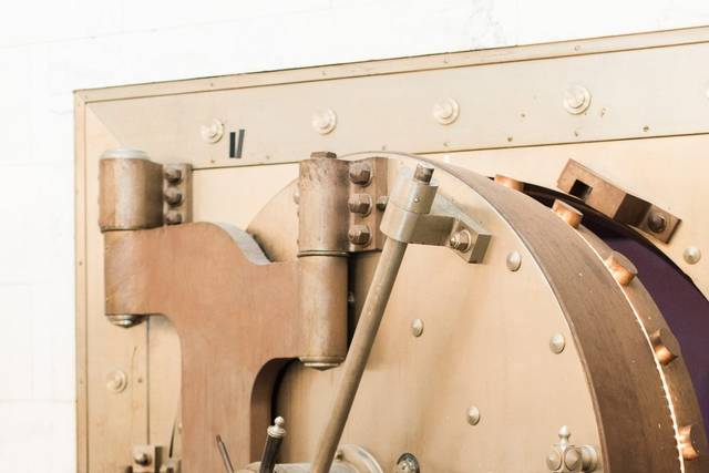 Close up on Vault Door