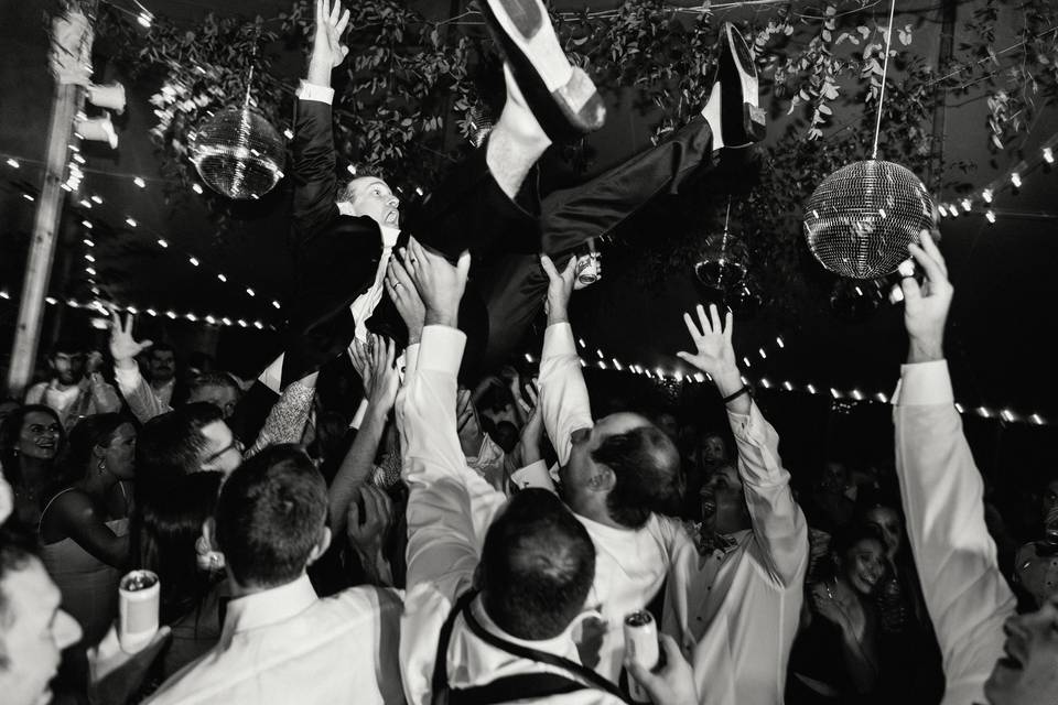 Groom Partying