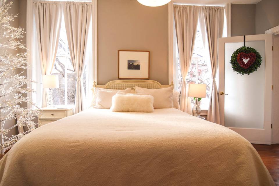 A unique feature is the master bedroom suite available for overnights allows hosts to have the option of staying.