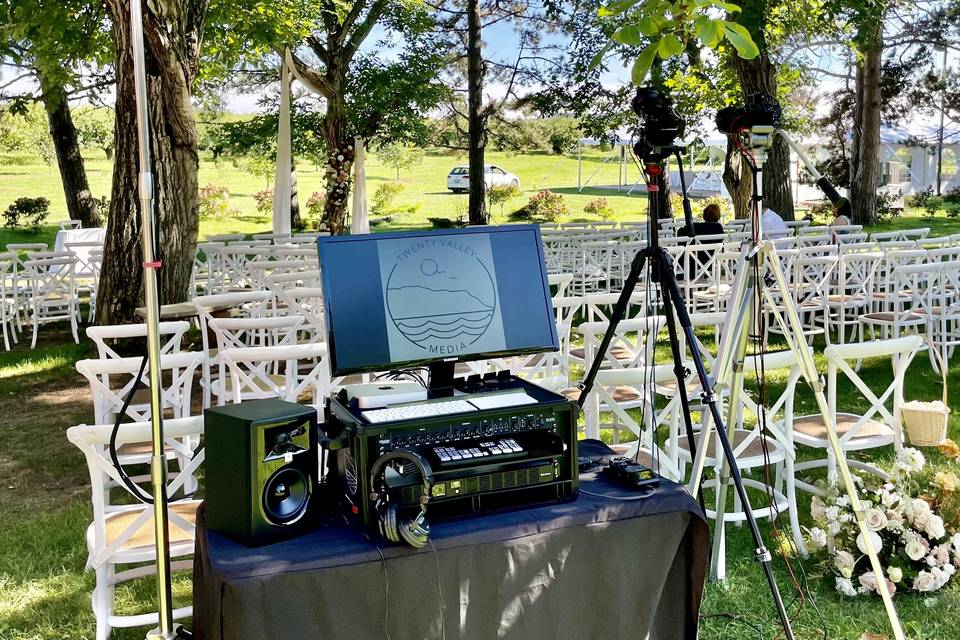 Wedding Live Stream Setup