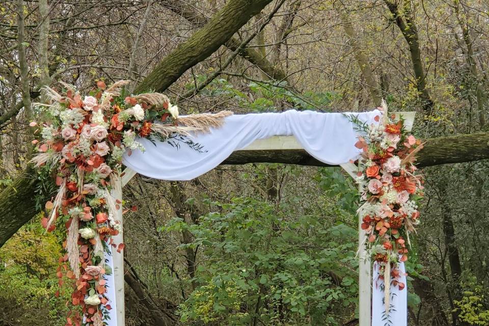 Wedding arch decor