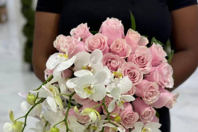 Cascading Bridal Bouquet