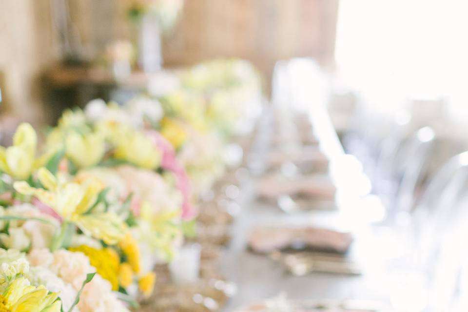 Long table setup