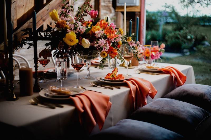 Farmhouse Floral Centerpieces