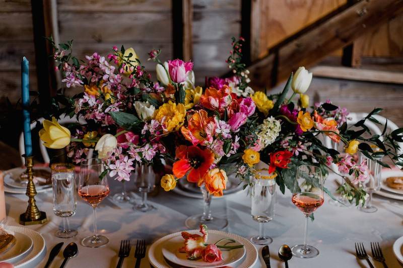 Large Compote Centerpiece