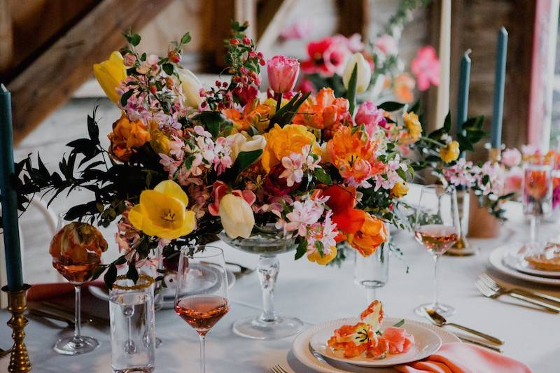 Large Compote Centerpiece