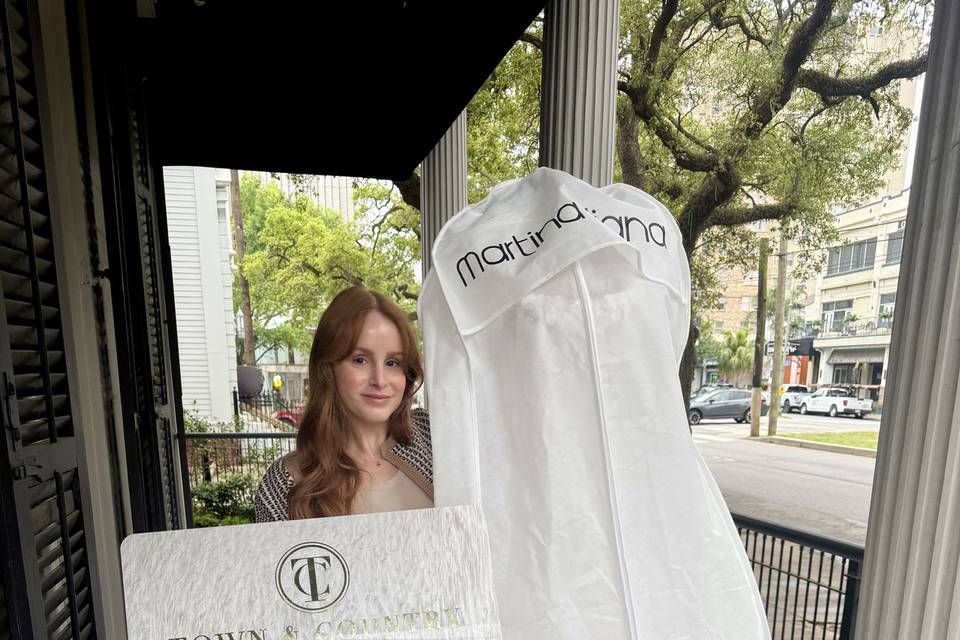 When your dress comes in!