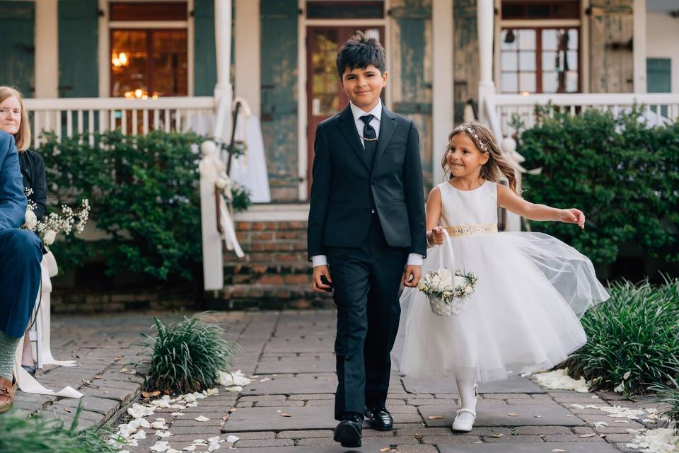 Ring bearer and Flower girl
