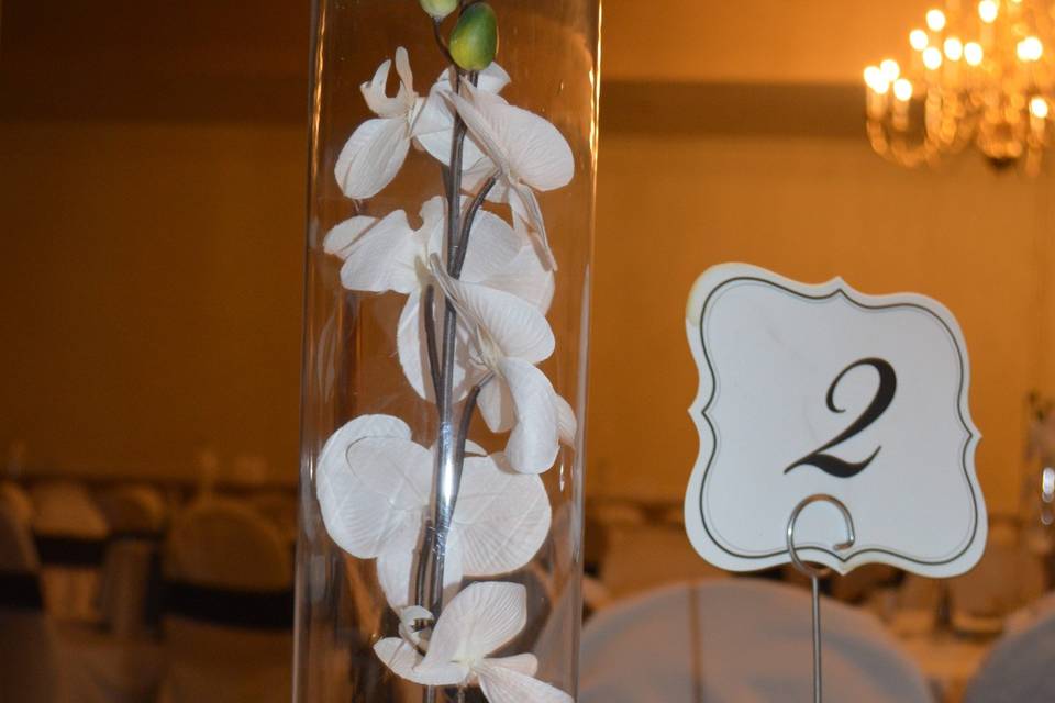 Close-up of a centerpiece