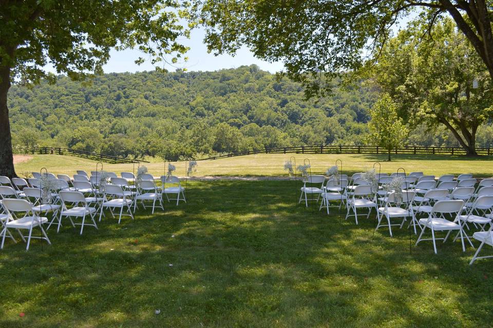 Ceremony with a view