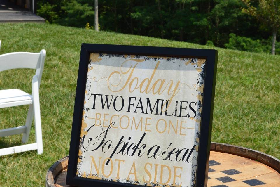 Wedding frames