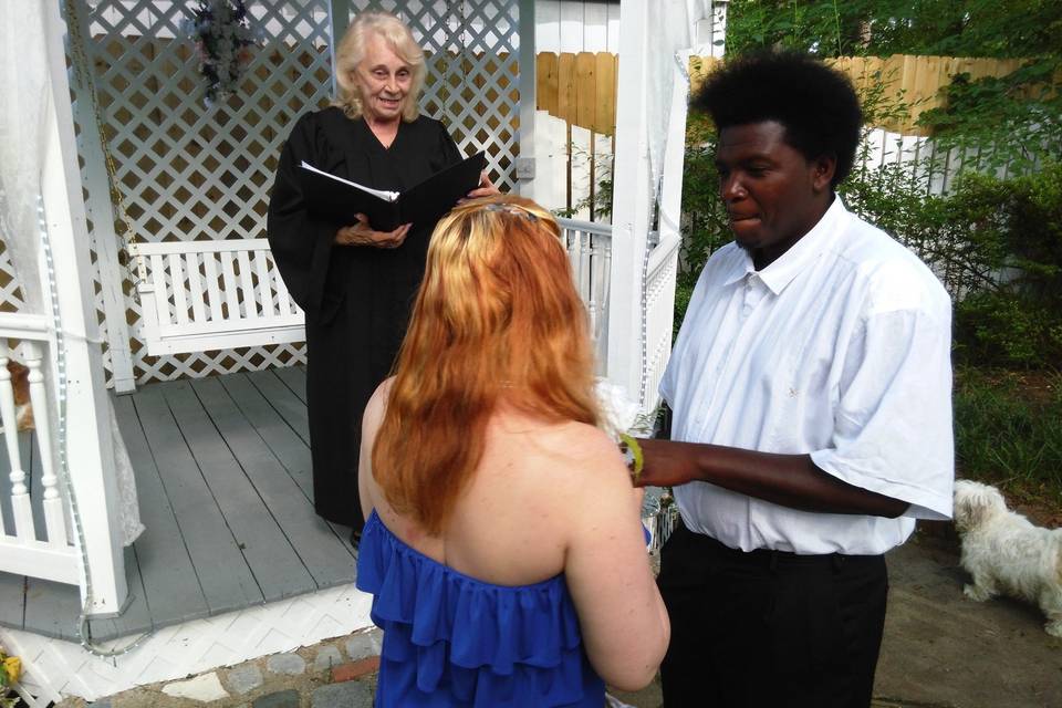 Gazebo wedding