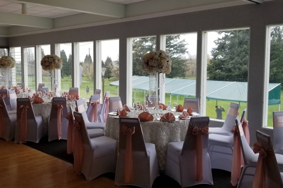 Event Space w/ Chair Covers