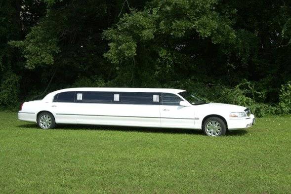 White limousine