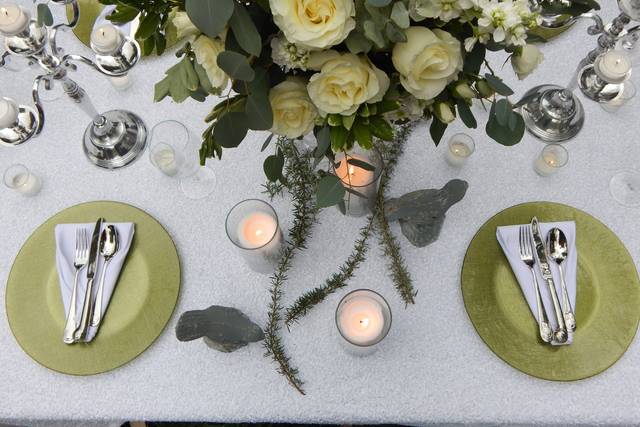 Dining area set-up