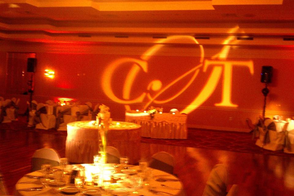 Wedding monogram light