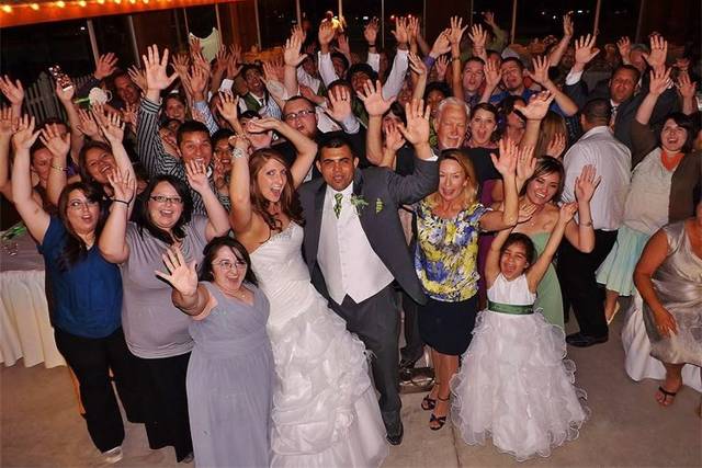 Wedding crowd