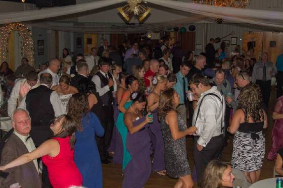 Wedding crowd