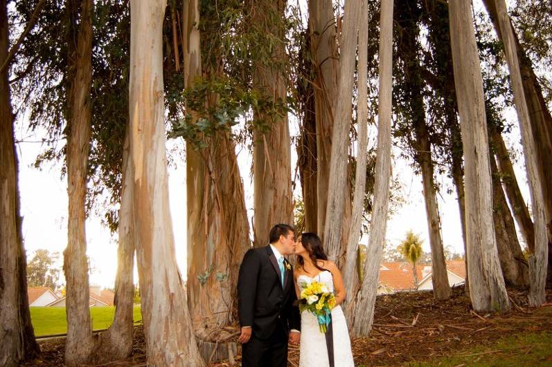 Couple kissing