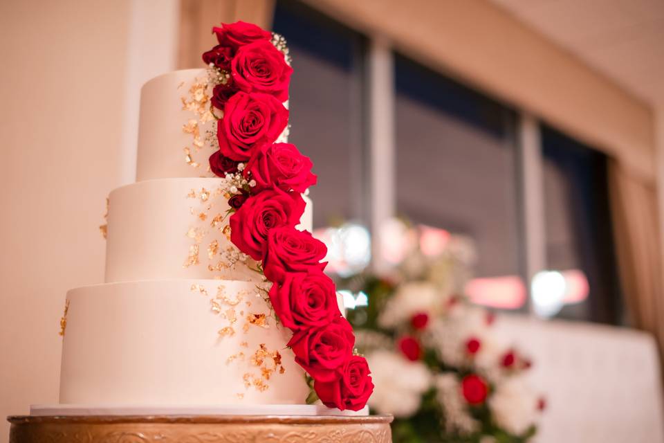 Gold Leaf Cake