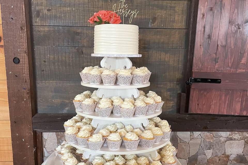 Wedding Cupcake Tower