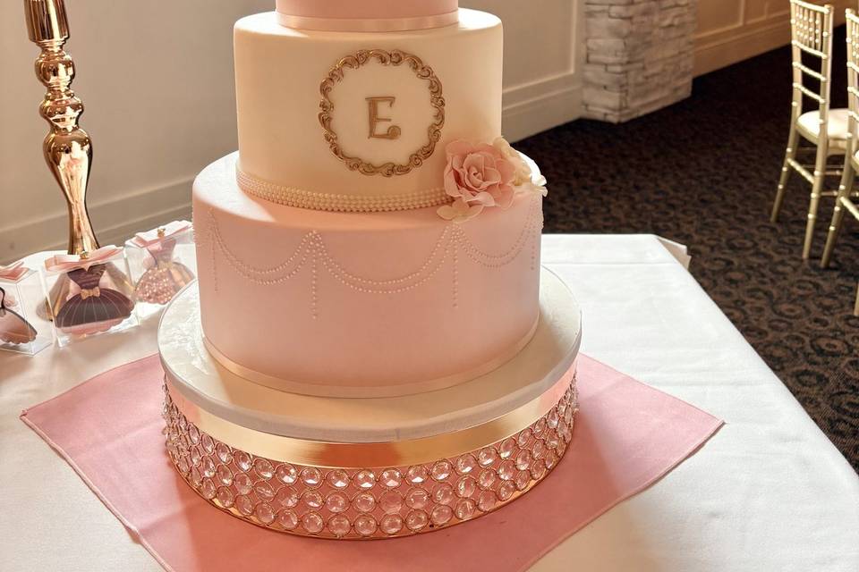 Monogram Cake