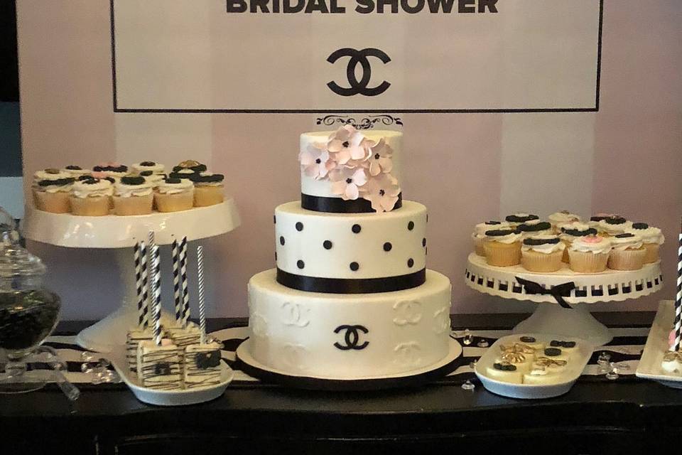 Chanel themed Bridal shower
