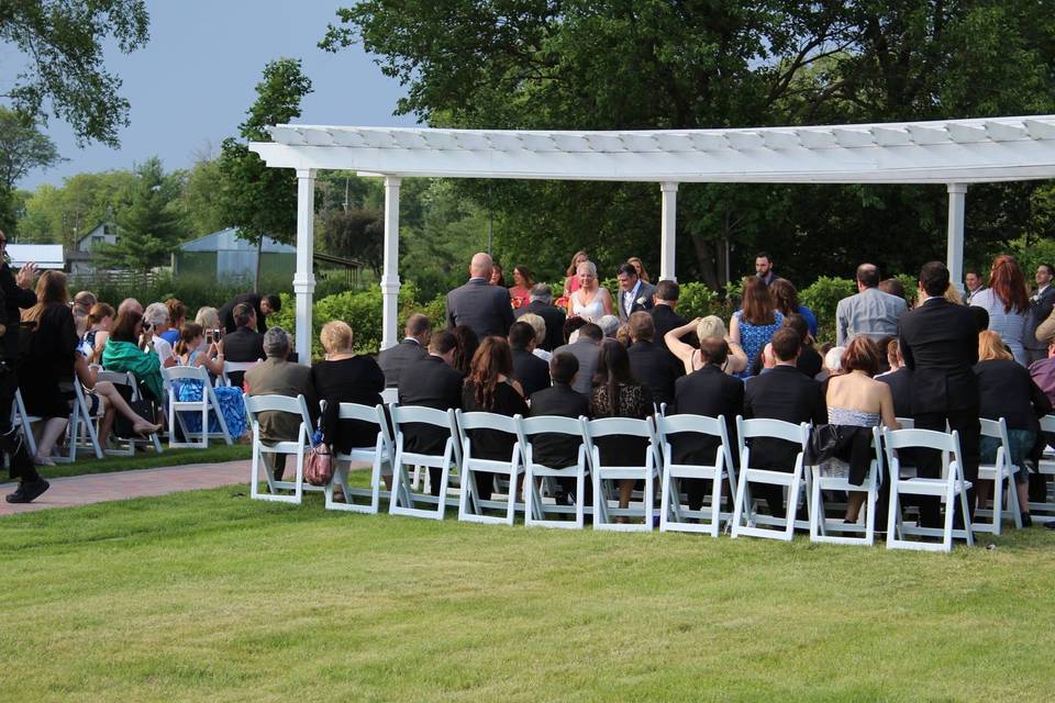 The wedding procession