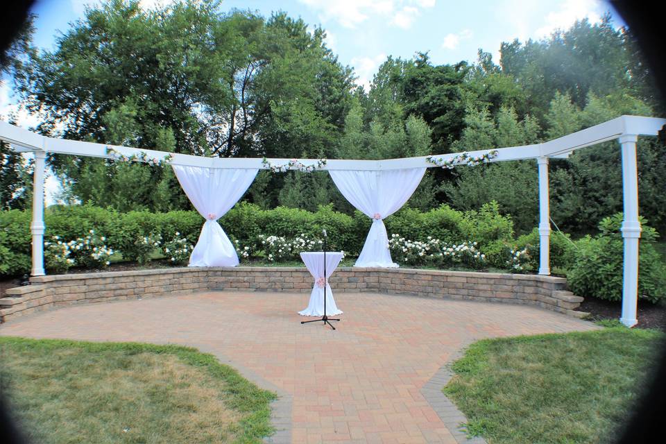 Wedding ceremony site