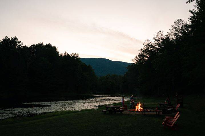 Lakeside Bonfire