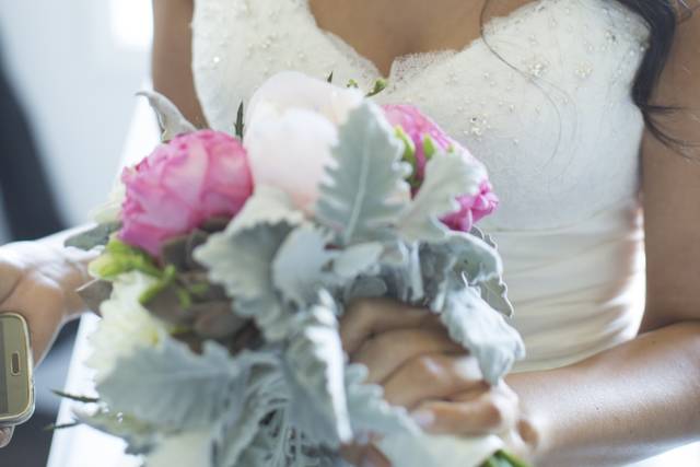 Happy bride