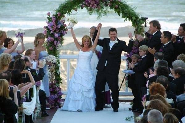 Wedding ceremony on the beach