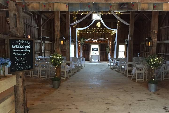 Barn Ceremony Site