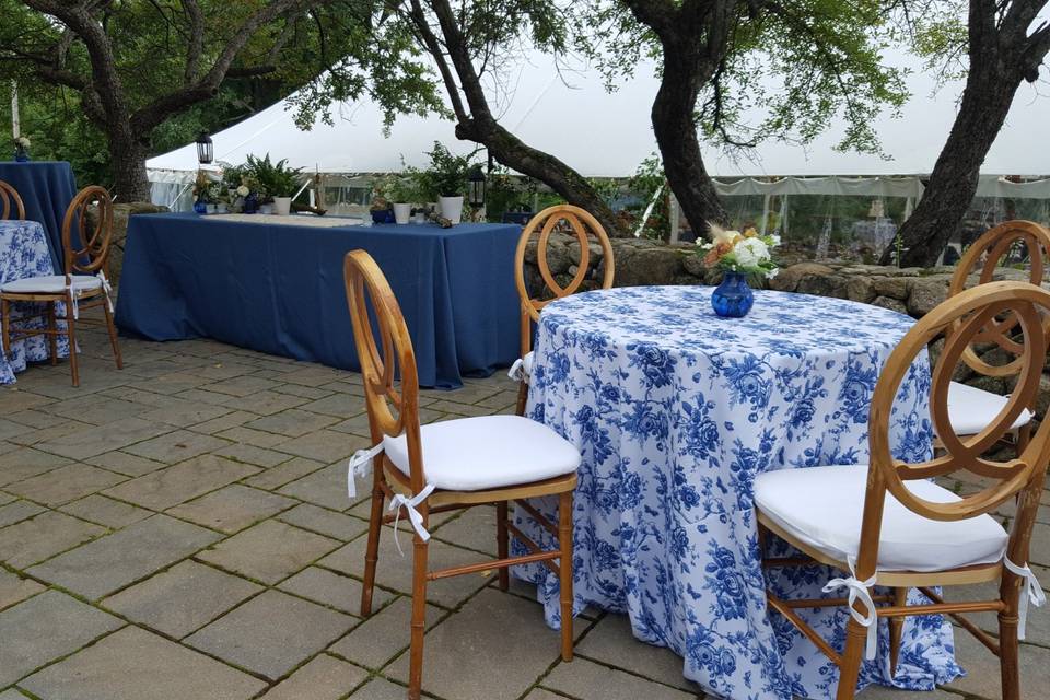 Patio for Cocktail Reception