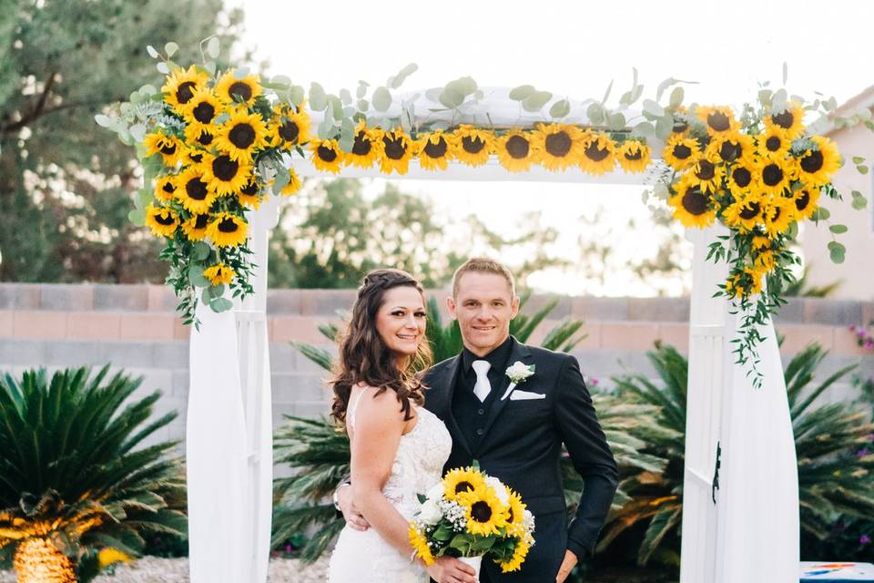 Sunflower wedding