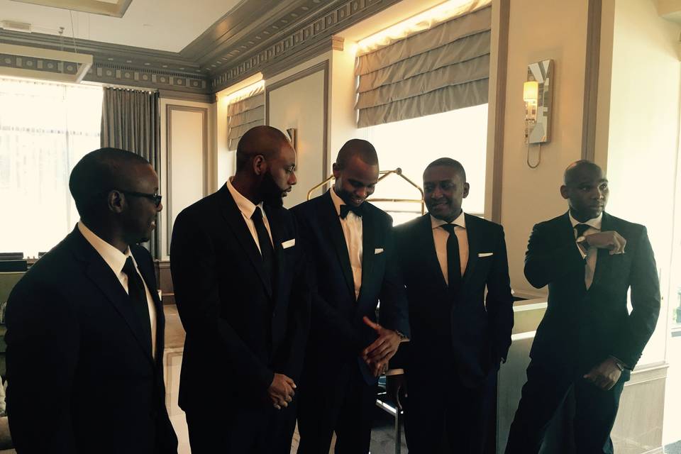 The groomsmen