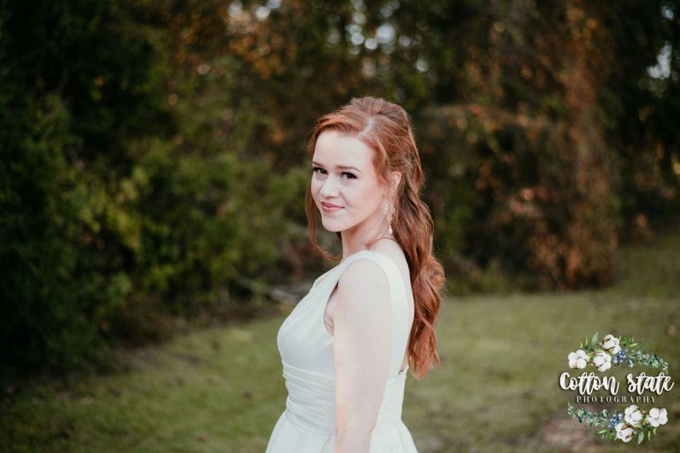 Ashton was a beautiful bride