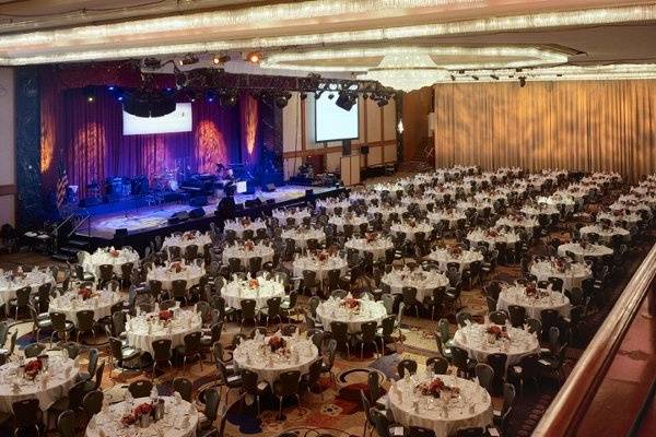 The Hilton New York's spectacular Grand Ballroom