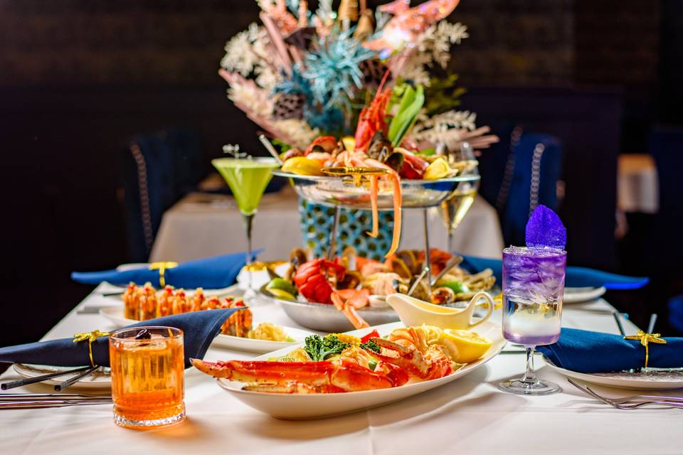 Buffet set up