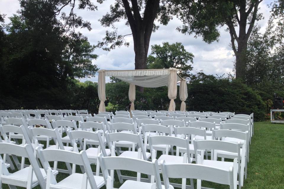 White chairs