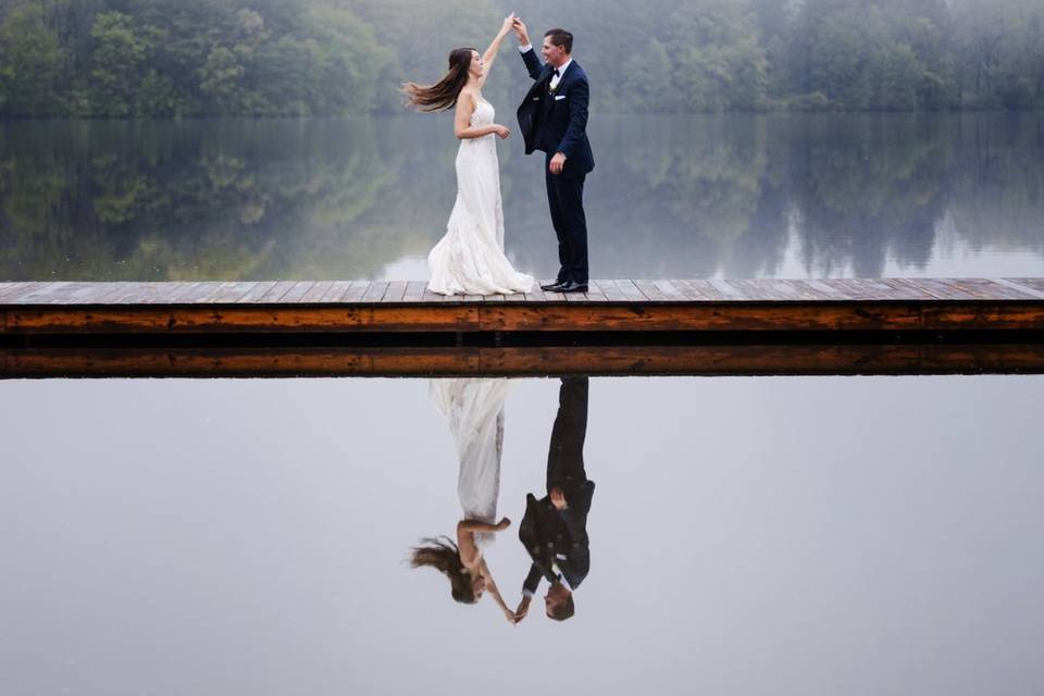 Couple on the Dock