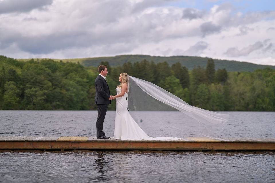 Couple on Dock