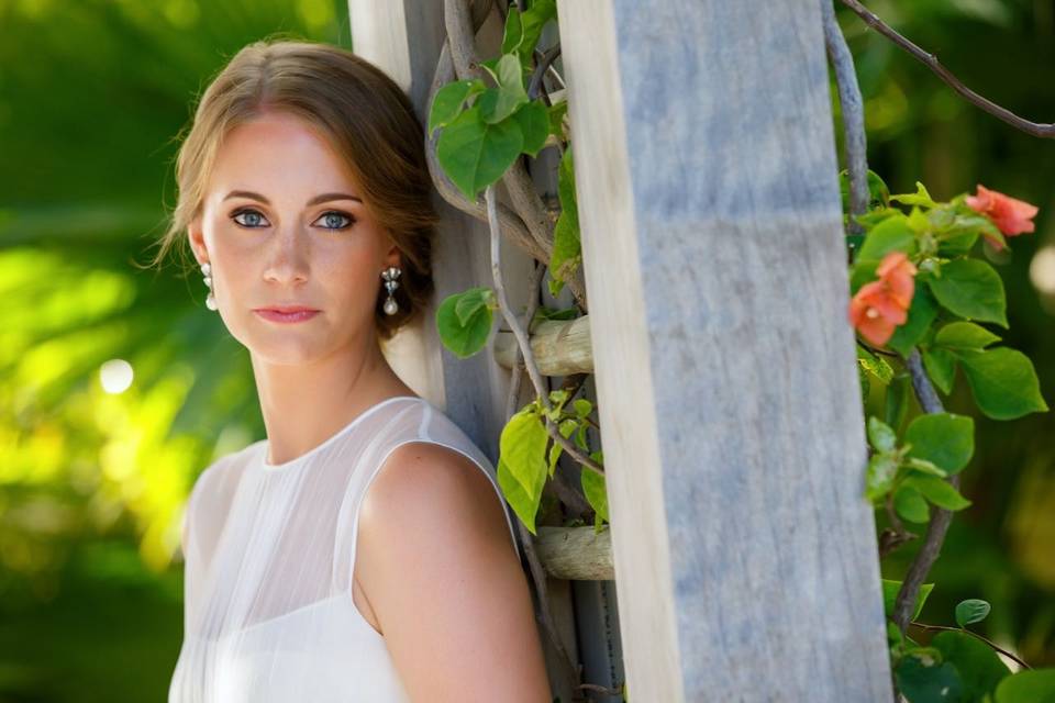 Gansevoort Turks & Caicos BrideHair and makeup Bridal portrait